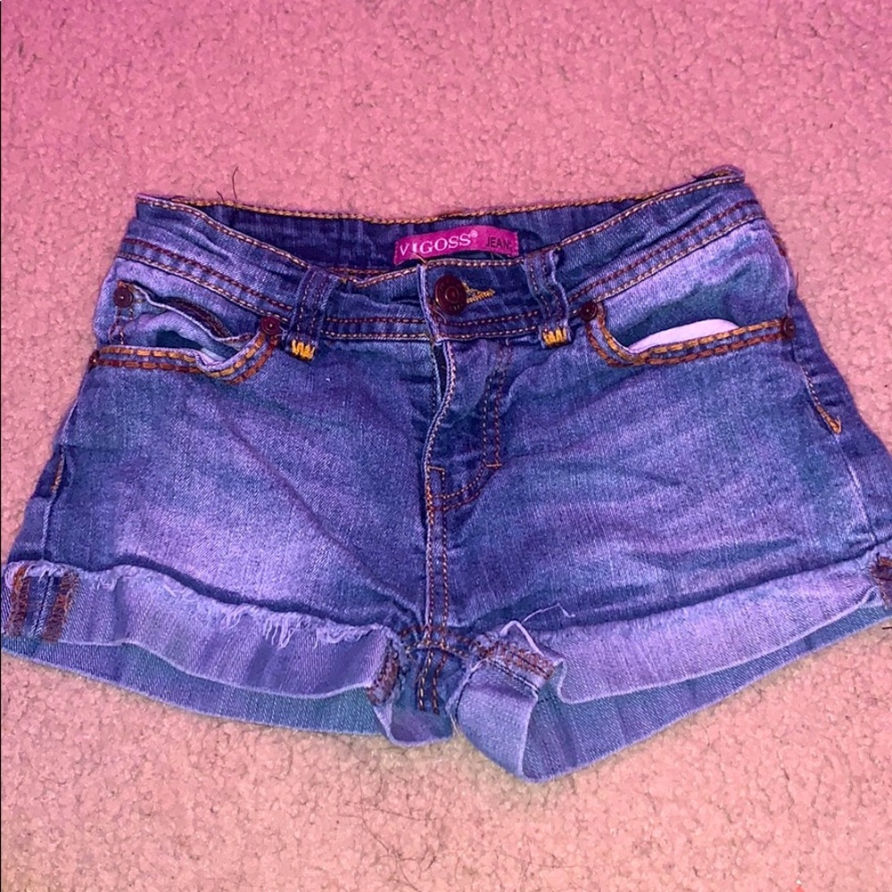 Girls blue Jean shorts size 10
